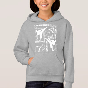 Typografi för Taekwondo kampsportterminologi Tee Shirt