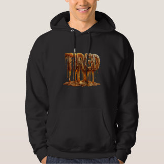 Typografi för utmattad smältande ljus - Utbränd ma Hoodie