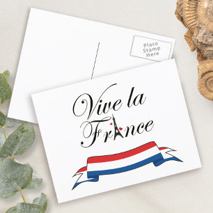 Typografi för Vive lafrankriken Vykort