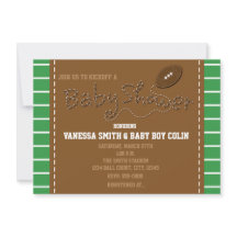 TYPOGRAFI FOTBOLL BABYSHOWER FESTINBJUDAN