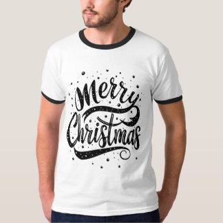 Typografi God jul T Shirt