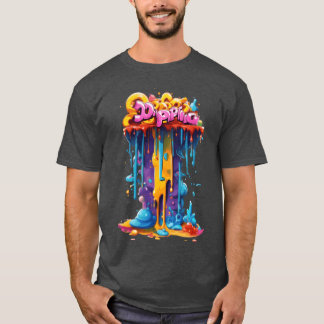 Typografi Graffiti Artee flicka T Shirt
