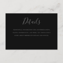 Typografi Grått Black Bröllop