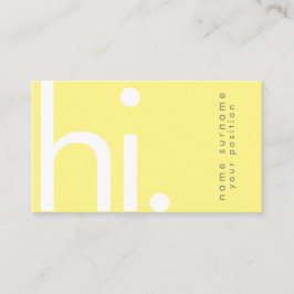 Typografi, Gult Visitkort