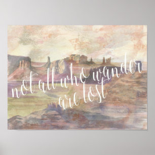 Typografi i Äventyr IV Poster