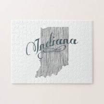 Typografi i delstaten Indiana