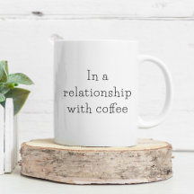 Typografi i en relation med kaffe