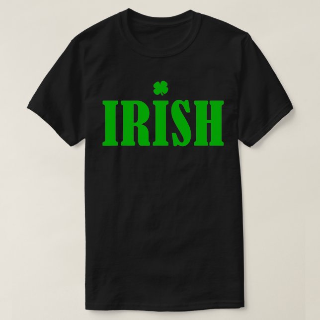Typografi Irish T Shirt (Design framsida)