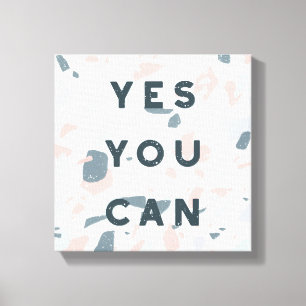 Typografi - ja, du kan canvastryck