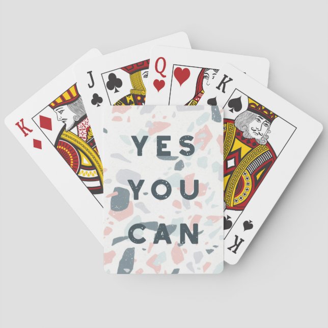 Typografi - ja, du kan casinokort (Baksidan)
