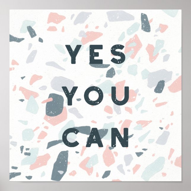 Typografi - ja, du kan poster (Framsidan)
