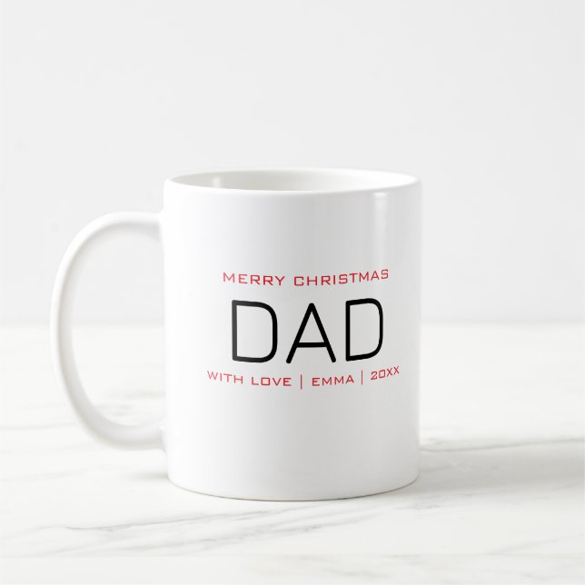Typografi, julen Fantastisk Pappa Kaffemugg (Vänster)