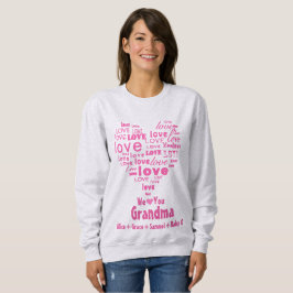 Typografi Kärlek Heart "We Kärlek You" Personlig Tröja