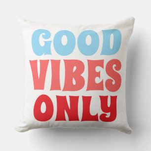 Typografi kastkudde med endast bra vibrationer F Kudde