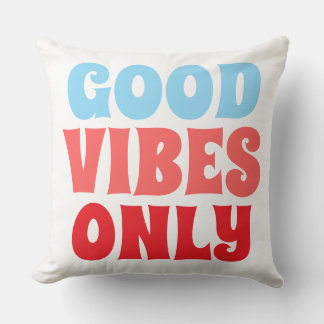 Typografi kastkudde med endast bra vibrationer | F Kudde