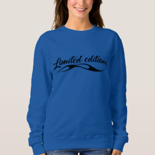 Typografi med begränsad upplaga borstskrift t shirt
