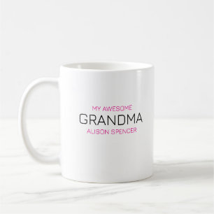 Typografi, min Fantastisk farmor Kaffemugg