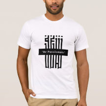 Typografi Minimalistisk Vit T-Shirt Tri-Blend