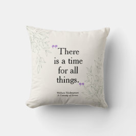 Typografi Modern Elegant Quote Botanical Boho Kudde