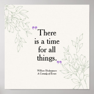 Typografi Modern Elegant Quote Botanical Boho Poster