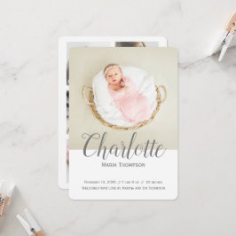 Typografi Modern Photo Collage Flicka Birth