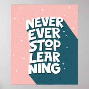 Typografi Motiveringsot Poster