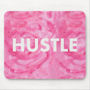 Typografi Mousepad för rosa vattenfärg för Hust Musmatta