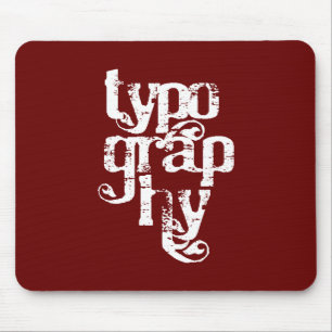 Typografi Mousepad Musmatta