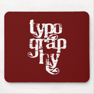 Typografi Mousepad Musmatta