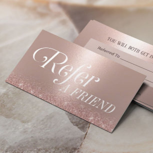 Typografi om modern Ro Guld Glitter Rabattkort