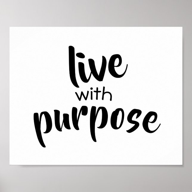 Typografi ord art poster svart och vitt (Framsidan)