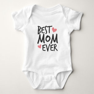 Typografi över bästa Mamma någonsin Mors dag  Body T Shirt
