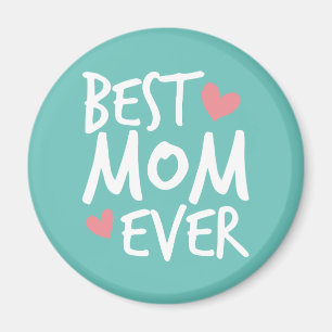 Typografi över bästa Mamma någonsin Mors dag M Magnet