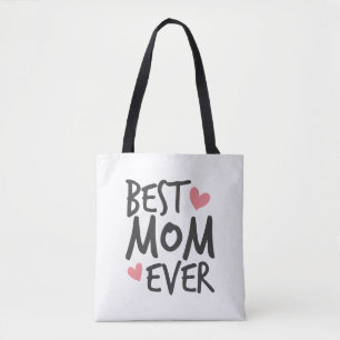 Typografi över bästa Mamma någonsin Mors dag  T Tygkasse