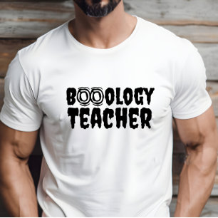 Typografi över lilan hos Boo-lärare T Shirt