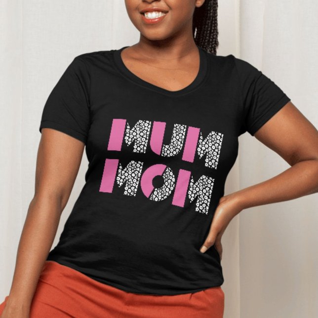 Typografi över MORSA-MAMMA - modern Mor T Shirt (Mom mum Shirt)