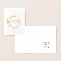 Typografi över påsk Blessings Cute Påskhares