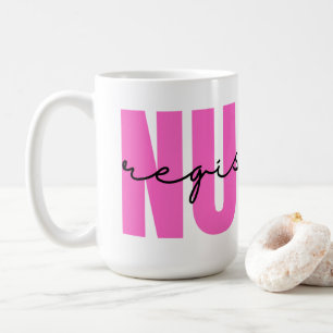 Typografi registrerad Nurse Mugg