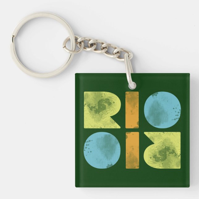 Typografi Rio för nycklar (Framsidan)