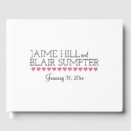 Typografi Rosa Heart Guest Bok Kön Neutral
