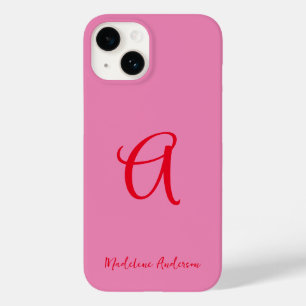 Typografi Rosa Red Modern Feminine