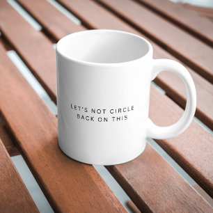 Typografi Sarcastic FUNNY Circle på Mugg