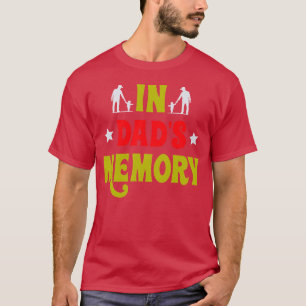 Typografi - skjorta I Pappa Minnesflicka T Shirt