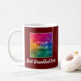 Typografi Skriptet Cute Retro Best Granddad nånsin Kaffemugg
