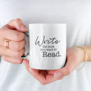 Typografi-Skrivan i Bok som du vill läsa Kaffemugg