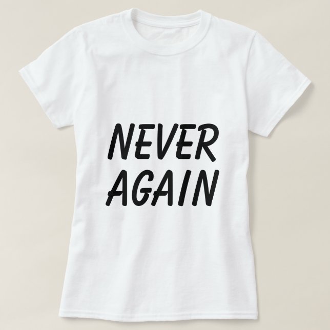 Typografi Slogan igen T-shirt (Design framsida)