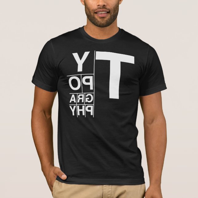 Typografi T-shirt (Framsida)