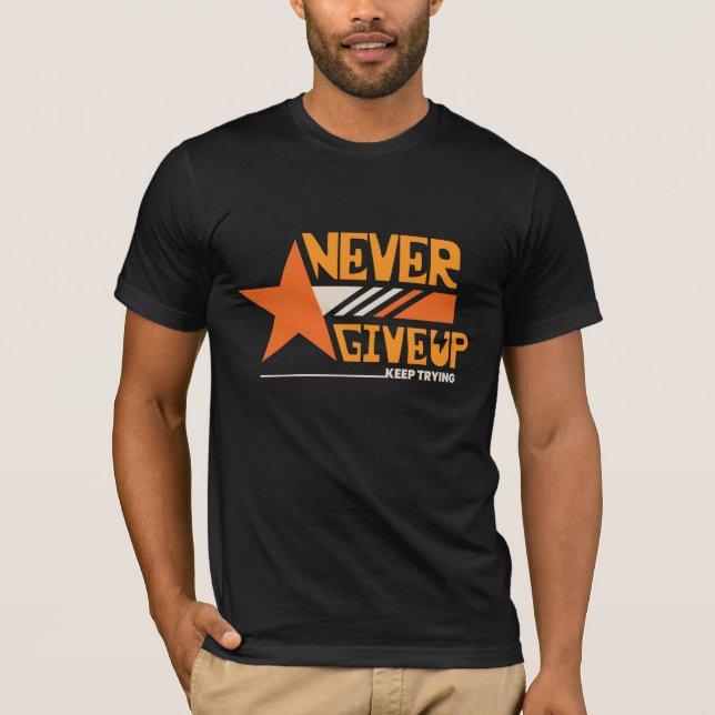 typografi T-shirt för Gym och Fitness (Framsida)