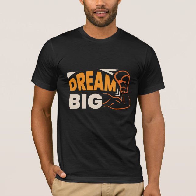 typografi T-shirt för Gym och Fitness (Framsida)
