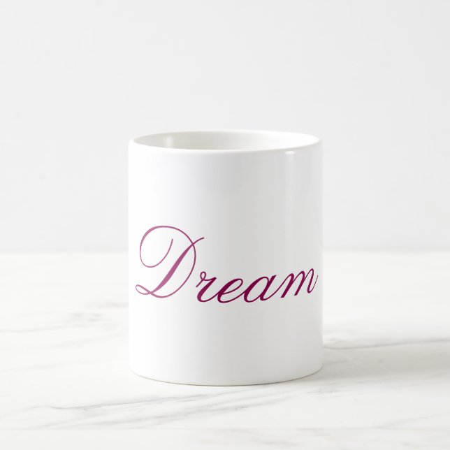 Typografi Text Dream Kaffemugg (Center)